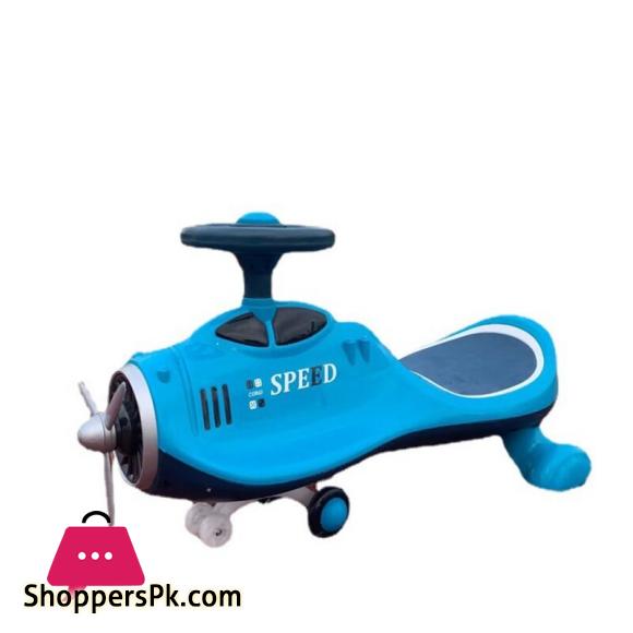 New Aircraft Children Swing Car Anti Rollover Sliding Universal Wheel Baby Yoyo Toy Twist Car