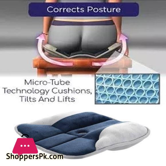 PURE POSTURE Super Coussin De Soutien Pure Posture Seat Cushion helps you out if you need to spend a long time driving in the car or sitting at an office desk