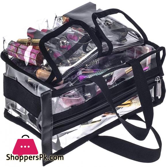 PVC Makeup Artist Set Bag Transparent Cosmetic Storage Bag Travel