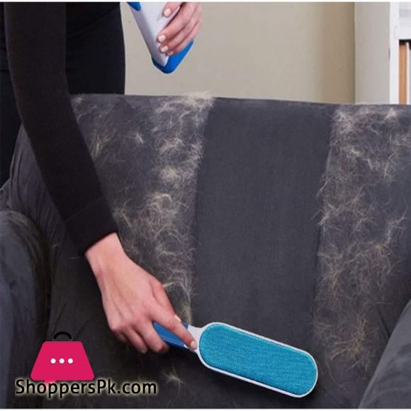 Pet Hair Remover Brush Efficient Double Sided Dog & Cat Hair Removal Tool with Self-Cleaning Base Perfect for Clothing Furniture Couch Carpet