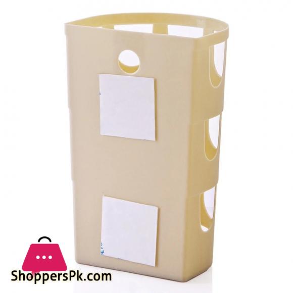 Plastic Trash Bag Holder Trash Basket Wall Hanging Storage Box Organizer Kitchen Accessories
