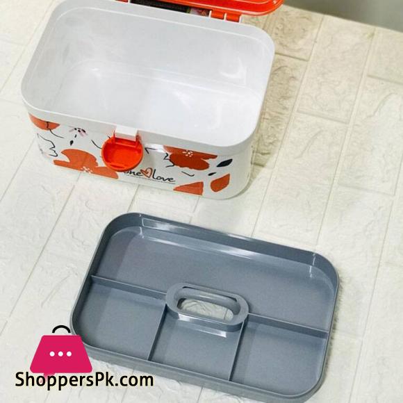 Portable Multi-Storage Medicine Box