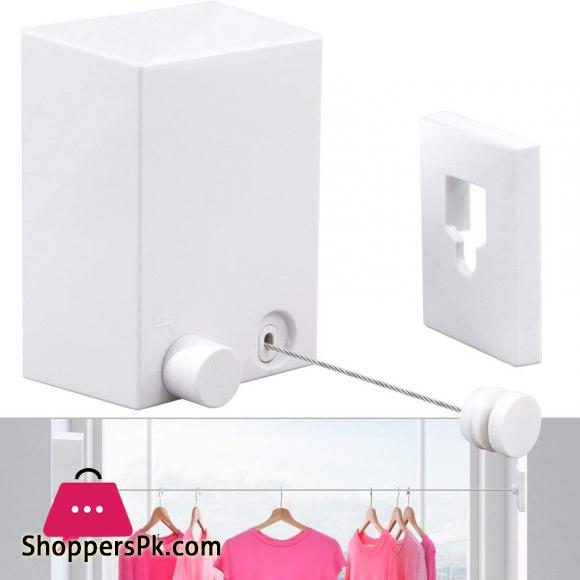 Retractable Clothes Line Indoor Clothesline Laundry Drying Line