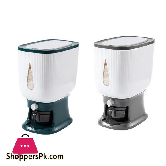 KOROPAL Rice Dispenser with Rinsing Cup Smart Rice Dispenser 10Kg