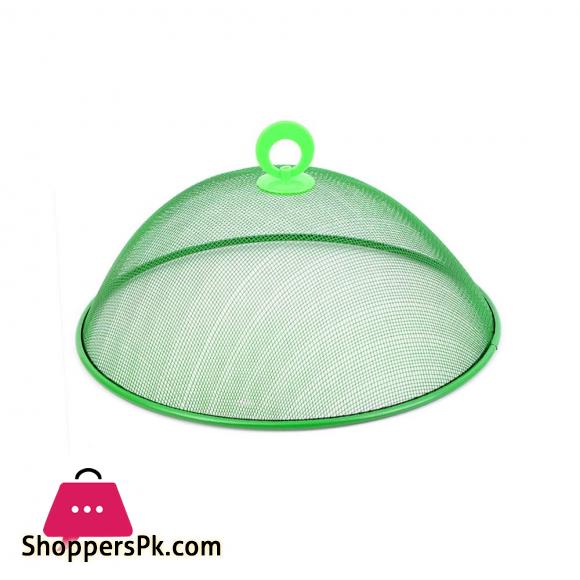 Round Metal Mesh Food Cover 9 Inch Mesh Screen Food Cover Tents Umbrella Reusable Food Cover Net Keep Out Flies Bugs Mosquitoes
