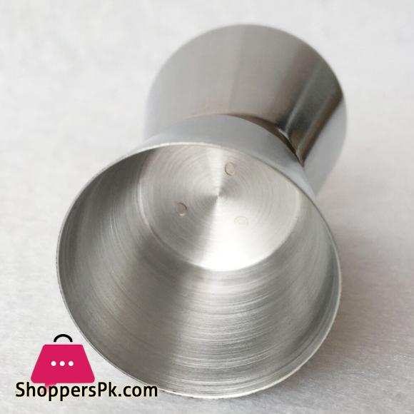 Stainless Steel Double Jigger Shot Glass Cocktail Bartender Mixer Measuring Cup