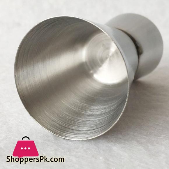 Stainless Steel Double Jigger Shot Glass Cocktail Bartender Mixer Measuring Cup