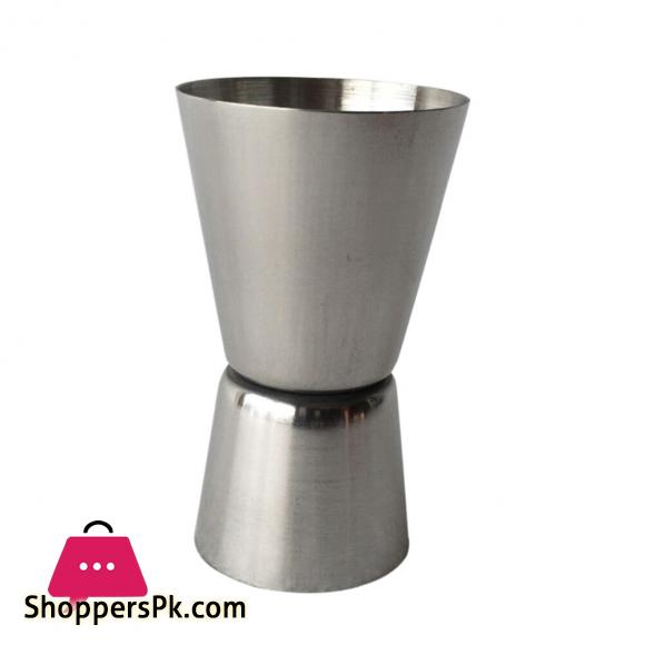 Stainless Steel Double Jigger Shot Glass Cocktail Bartender Mixer Measuring Cup