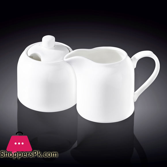 Sugar Bowl & Creamer Set in Colour Box WL‑995023-2C