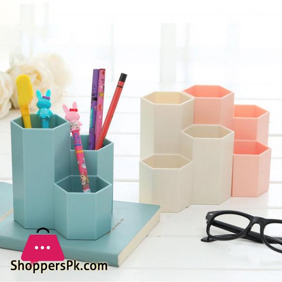 Table Organizer Makeup Cosmetic Holder Desk Pen Pencil Storage Box Case