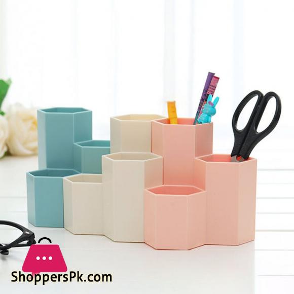 Table Organizer Makeup Cosmetic Holder Desk Pen Pencil Storage Box Case