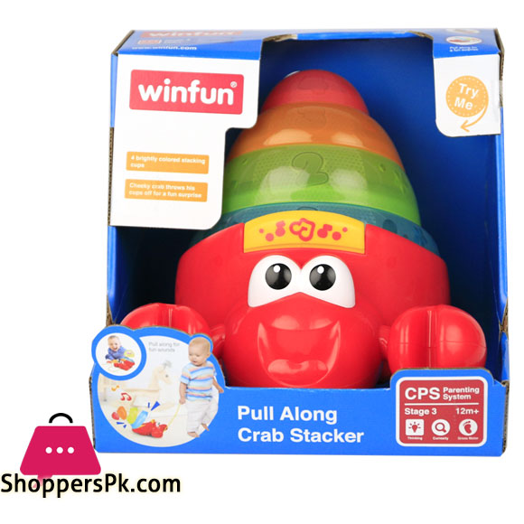 WINFUN PULL ALONG CRAB STACKER - 0747