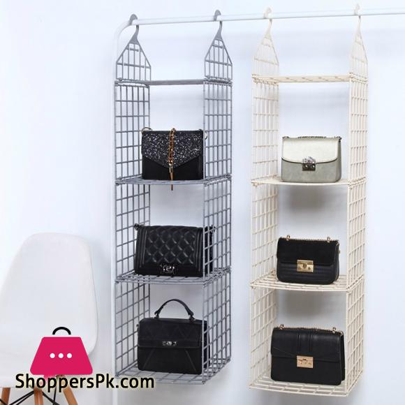 Wardrobe Cabinet Hanging Shelf Rack Clothes Organizer koropal
