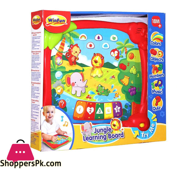 Winfun Jungle Learning Board Pad Musical – 2513