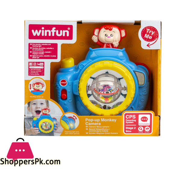 Winfun Pop-up Monkey Camera – 0766
