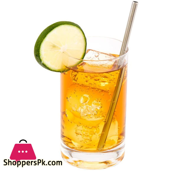 Yangli Drinking Straws Stainless Steel Set of 5