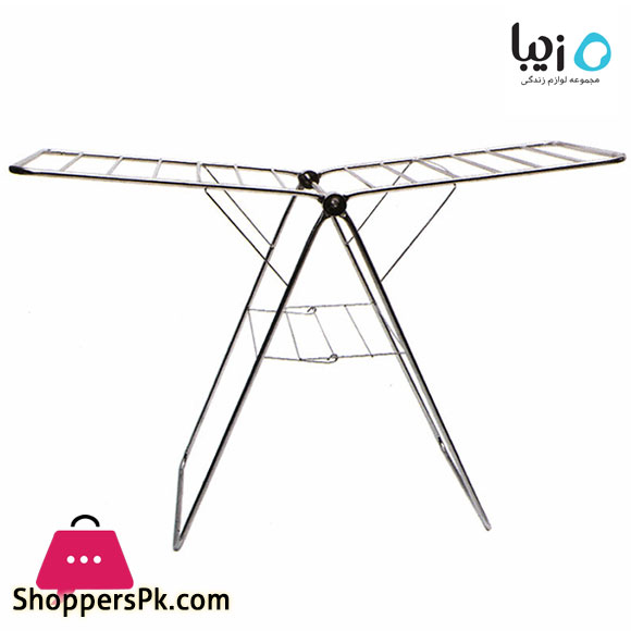 Ziba Sazan Stainless steel Cloth Stand, 💯% Pure Steel