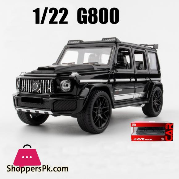 1:22 New G800 SUV Alloy Car Model Diecast Simulation Metal Toy Off road Vehicles Sound Light Childrens Gifts Collection