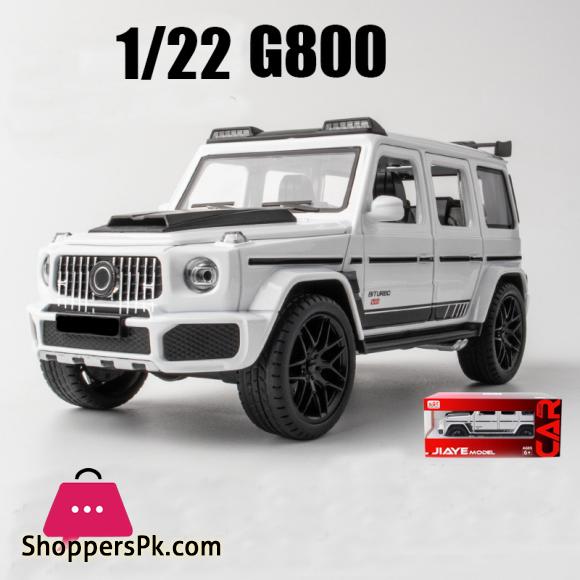 1:22 New G800 SUV Alloy Car Model Diecast Simulation Metal Toy Off road Vehicles Sound Light Childrens Gifts Collection