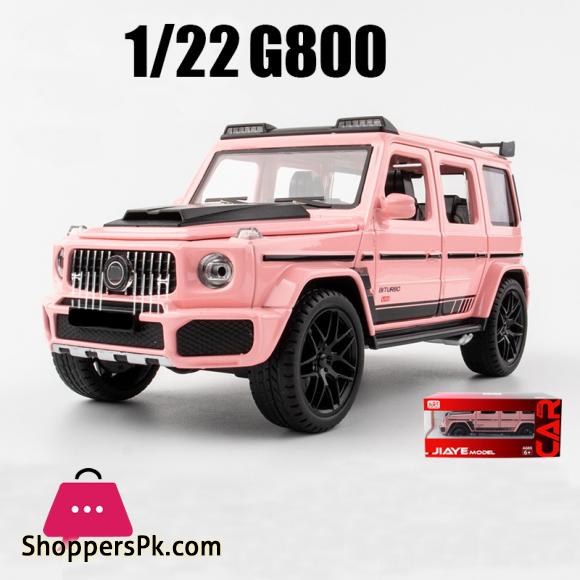 1:22 New G800 SUV Alloy Car Model Diecast Simulation Metal Toy Off road Vehicles Sound Light Childrens Gifts Collection