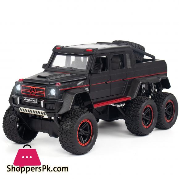 1:22 Toy Car Model Simulation AMG 6X6 G63 Diecast Car Toy Vehicle Door Open Pull Back Car Kids Car Collection Toys Car Gifts