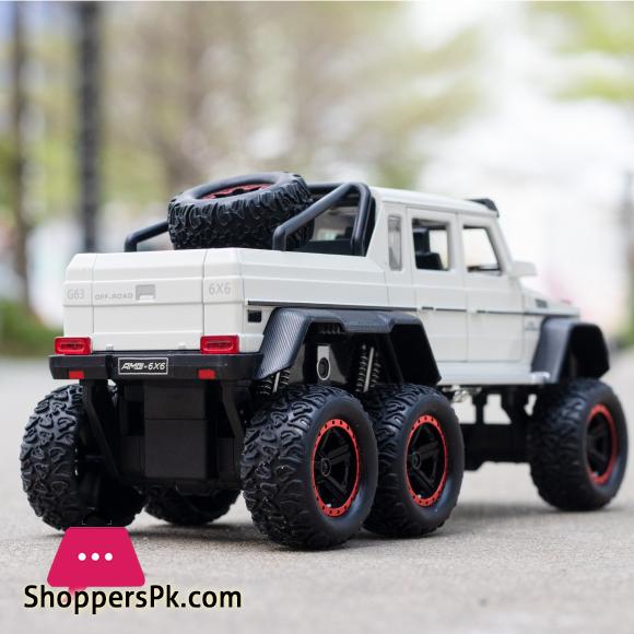 1:22 Toy Car Model Simulation AMG 6X6 G63 Diecast Car Toy Vehicle Door Open Pull Back Car Kids Car Collection Toys Car Gifts