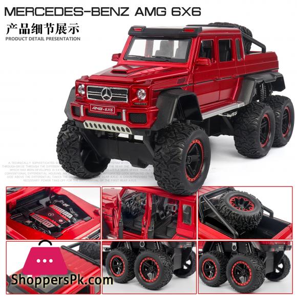 1:22 Toy Car Model Simulation AMG 6X6 G63 Diecast Car Toy Vehicle Door Open Pull Back Car Kids Car Collection Toys Car Gifts