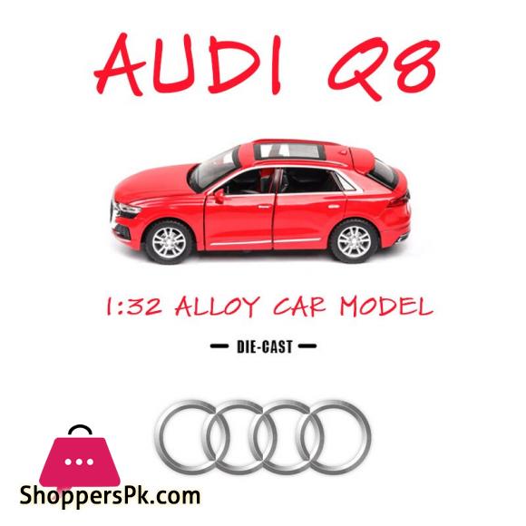 1:32 Audi Q8 Car Model Alloy Car Die Cast Toy Car Model Pull Back Childrens Toy Collectibles Free Shipping