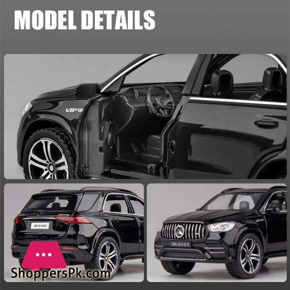 1:32 Benzs GLE63 S AMG SUV Car Model Alloy Car Die Cast Toy Car Model Sound and Light Childrens Toy Collectibles Birthday gift