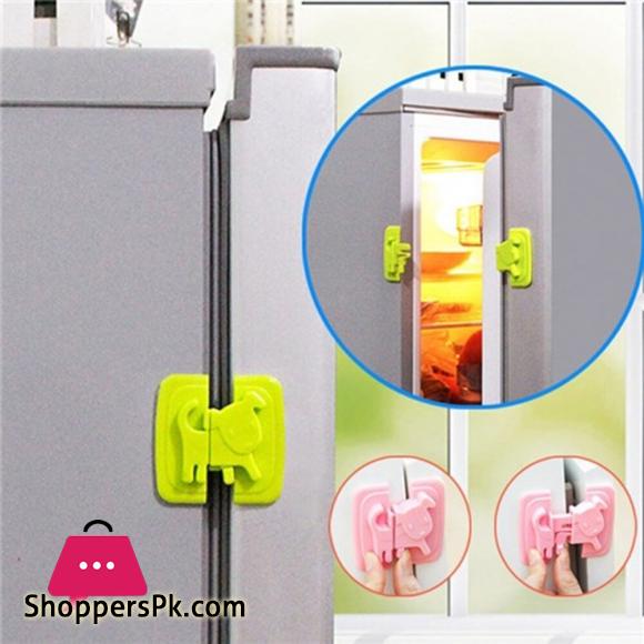 1Pcs Puppy Shape Safety Locks for Refrigerators Door Baby Safe Protection From Children Lock Castle Security Blocker Padlock