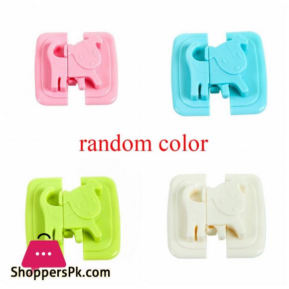 1Pcs Puppy Shape Safety Locks for Refrigerators Door Baby Safe Protection From Children Lock Castle Security Blocker Padlock
