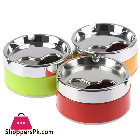 Detachable Rotatable Lid 360 Degree Free Rotation Stainless Steel Corrosion Resistance Cigarette Ashtray