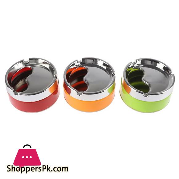 Detachable Rotatable Lid 360 Degree Free Rotation Stainless Steel Corrosion Resistance Cigarette Ashtray