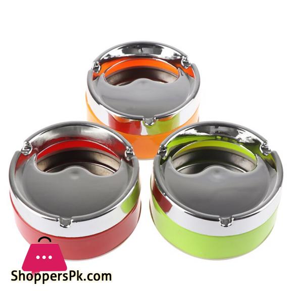 Detachable Rotatable Lid 360 Degree Free Rotation Stainless Steel Corrosion Resistance Cigarette Ashtray