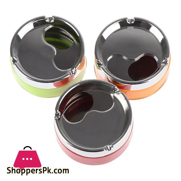 Detachable Rotatable Lid 360 Degree Free Rotation Stainless Steel Corrosion Resistance Cigarette Ashtray