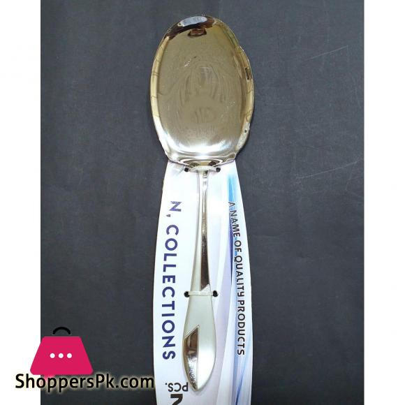 2 Pcs Stainless Steel Rice Serving Spoon Panja Server