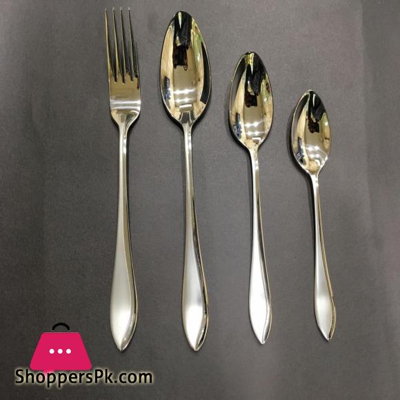 53 Pcs For 12 Person Serving Stainless Steel Cutlery Set With Stand - Stylish Durable- New Design