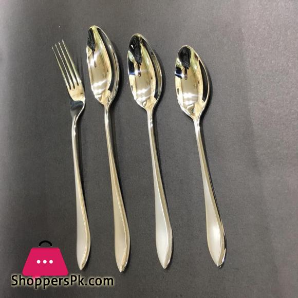 53 Pcs For 12 Person Serving Stainless Steel Cutlery Set With Stand - Stylish Durable- New Design