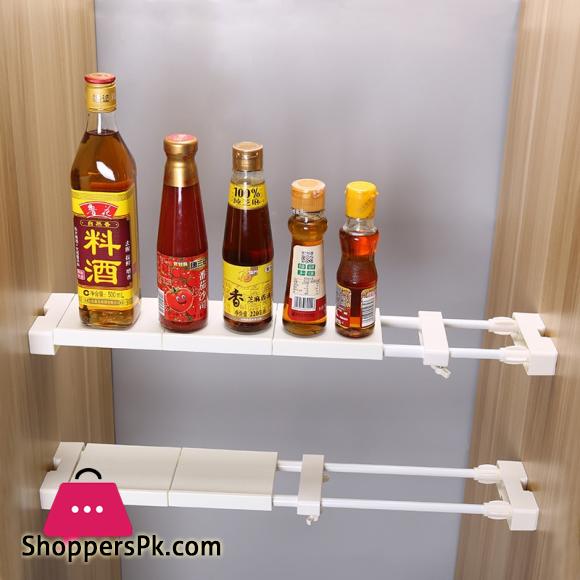 Adjustable Storage Shelf Closet Organizer Wall Mounted Kitchen Storage Rack Wardrobe Decorative Shelves Cabinet Holder for Home (Large)