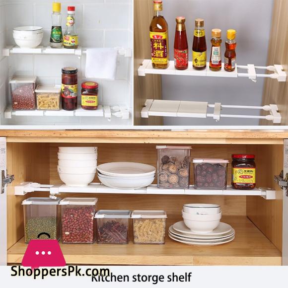 Adjustable Storage Shelf Closet Organizer Wall Mounted Kitchen Storage Rack Wardrobe Decorative Shelves Cabinet Holder for Home (Mideum)