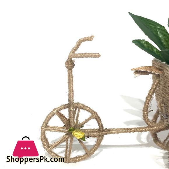 Artificial Potted Plant Bicycle Pack of 3
