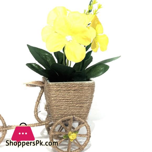 Artificial Potted Plant Bicycle Pack of 3
