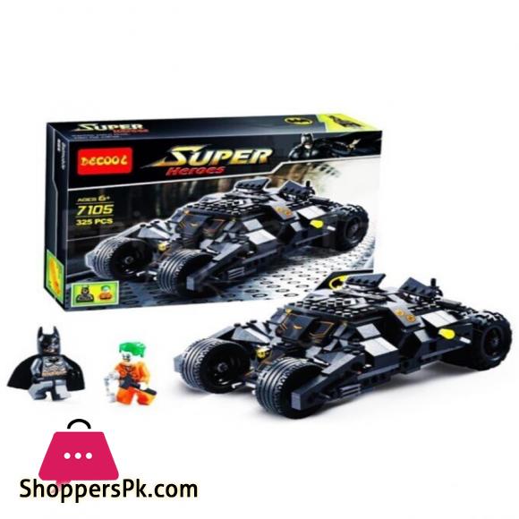 Batman Batmobile - Building Blocks Set - Black