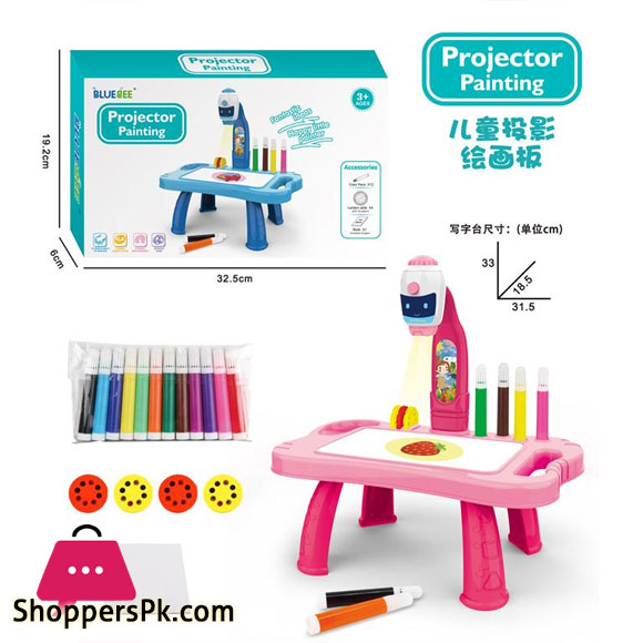 Children Projector Painting Drawing Table Lightweight Educational Arts Drawing Painting Board Desk Projection Learning Toys