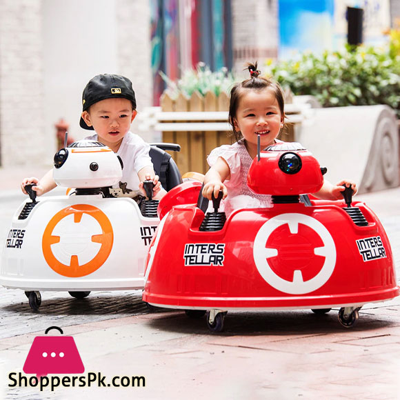Childrens Electric Knight Interstellar Dual Drive Car Kids Four Wheel Remote Control Can Sit Vehicle Baby Swing Toy Car