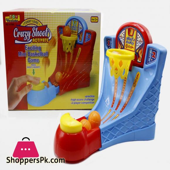 Crazy Shoot Activate - Basketball Mini Fun Toy Game 41788