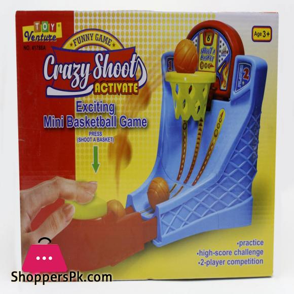 Crazy Shoot Activate - Basketball Mini Fun Toy Game 41788
