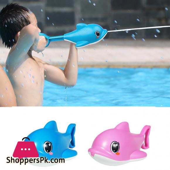 Cute Plastic Dolphin Shaped Water Spray Bath Toy Summer Beach Swimming Pool Toy Happy Water Cannons For Children Toys