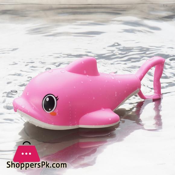 Cute Plastic Dolphin Shaped Water Spray Bath Toy Summer Beach Swimming Pool Toy Happy Water Cannons For Children Toys