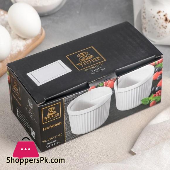 Fine Porcelain Ramekin 3.5 X 2.5 - 8.5 X 6.5 Cm 9 Fl Oz - 260 Ml WL-996121-A